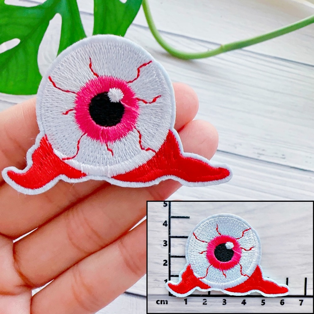 【皮卡布】I2 萬聖節 南瓜 幽靈 蜘蛛 蝙蝠 布貼 刺繡燙布貼 徽章 刺繡布貼 補丁補破洞 熨燙貼 燙布貼 Patch-規格圖6