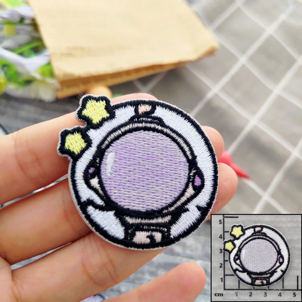 【皮卡布】免熨燙 S4刺繡布貼紙 小熊 布貼紙 兔子 布貼 手帳貼紙 刺繡布貼 貼紙 自黏布貼 刺繡裝飾貼 patch-規格圖7