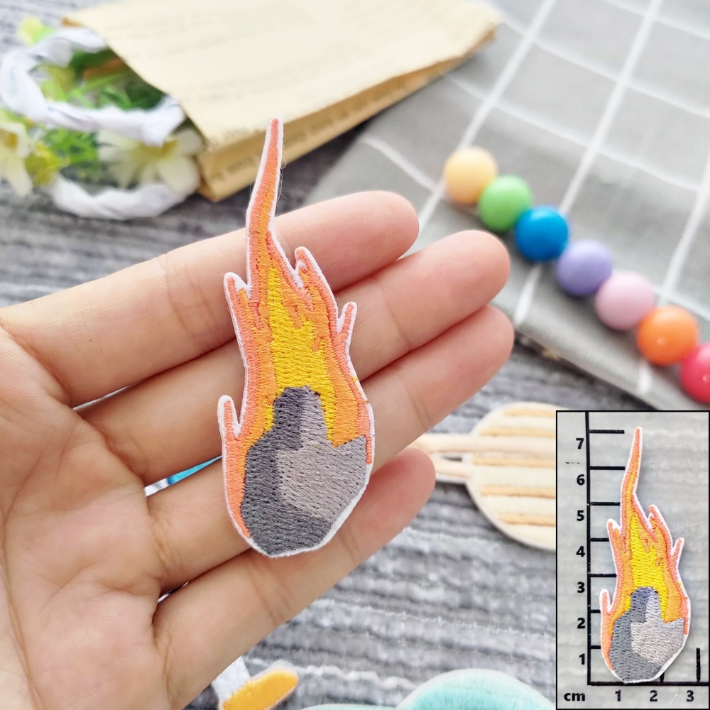 【皮卡布】免熨燙 S6刺繡布貼紙 星球 布貼紙 太空人 布貼 手帳貼紙 刺繡布貼 貼紙 自黏布貼 刺繡裝飾貼 patch-規格圖4