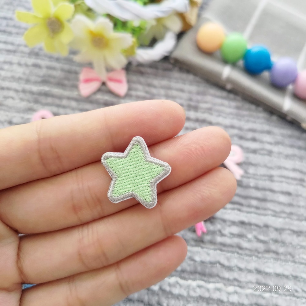 (2x2cm)星星-綠(貼紙款)