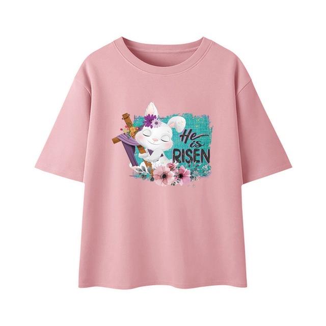 【皮卡布】熱轉印貼紙 S-B12 兔子 小兔子 熱熨燙貼  手工diy  熱轉印燙畫 燙畫貼-細節圖2