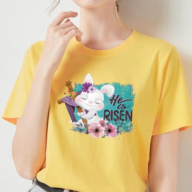 【皮卡布】熱轉印貼紙 S-B12 兔子 小兔子 熱熨燙貼  手工diy  熱轉印燙畫 燙畫貼-細節圖3