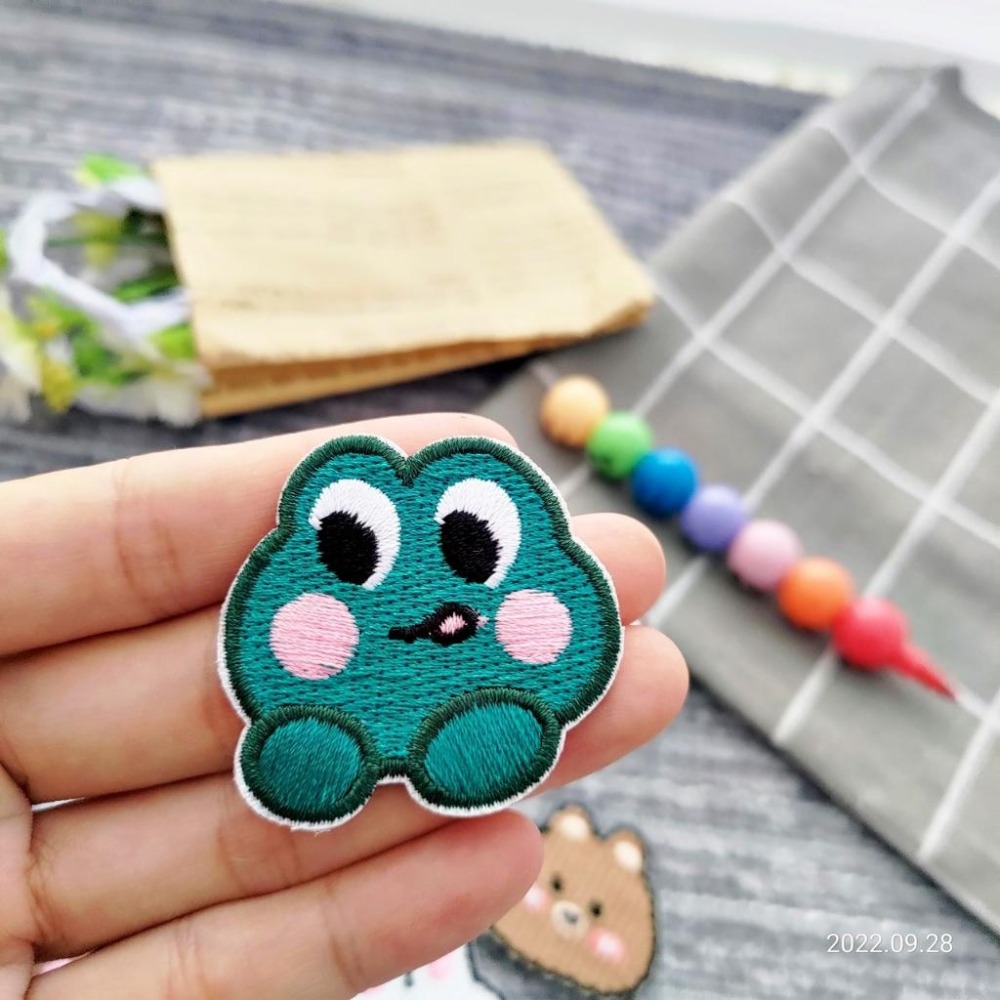 【皮卡布】免熨燙 Q3 動物頭 刺繡布貼紙 貼紙 徽章 布貼 手帳貼紙 刺繡布貼 貼紙 自黏布貼 刺繡裝飾貼 patch-細節圖7