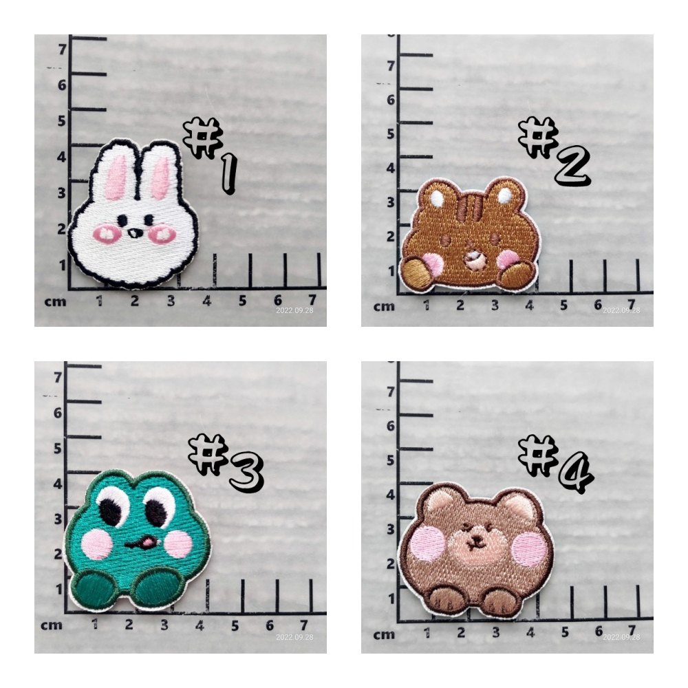 【皮卡布】免熨燙 Q3 動物頭 刺繡布貼紙 貼紙 徽章 布貼 手帳貼紙 刺繡布貼 貼紙 自黏布貼 刺繡裝飾貼 patch-細節圖8