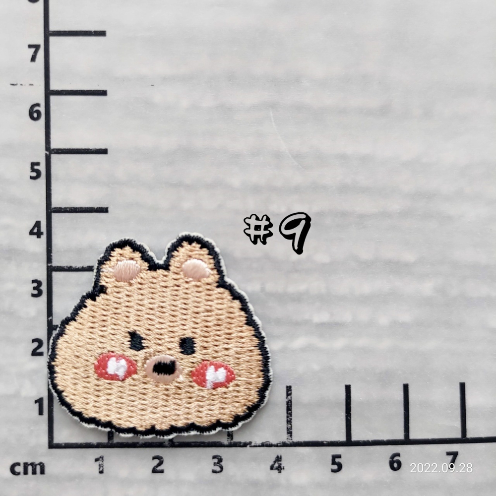 【皮卡布】免熨燙 Q3 動物頭 刺繡布貼紙 貼紙 徽章 布貼 手帳貼紙 刺繡布貼 貼紙 自黏布貼 刺繡裝飾貼 patch-細節圖10