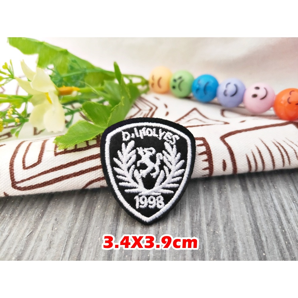 【皮卡布】P12 變色龍 五角星 徽章 布貼 臂章燙 刺繡燙布貼 熨燙徽章 刺繡布貼 補丁 補破洞 燙貼布 熨燙布貼-規格圖7