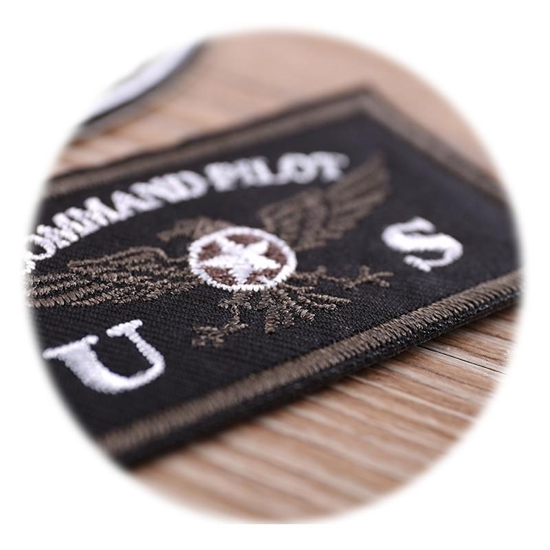 【皮卡布】 P2一套9款 骷魯頭 猴子 狼 布章 臂章燙 刺繡燙布貼 徽章 刺繡布貼 補丁 補破洞 燙貼布 熨燙布貼-細節圖4