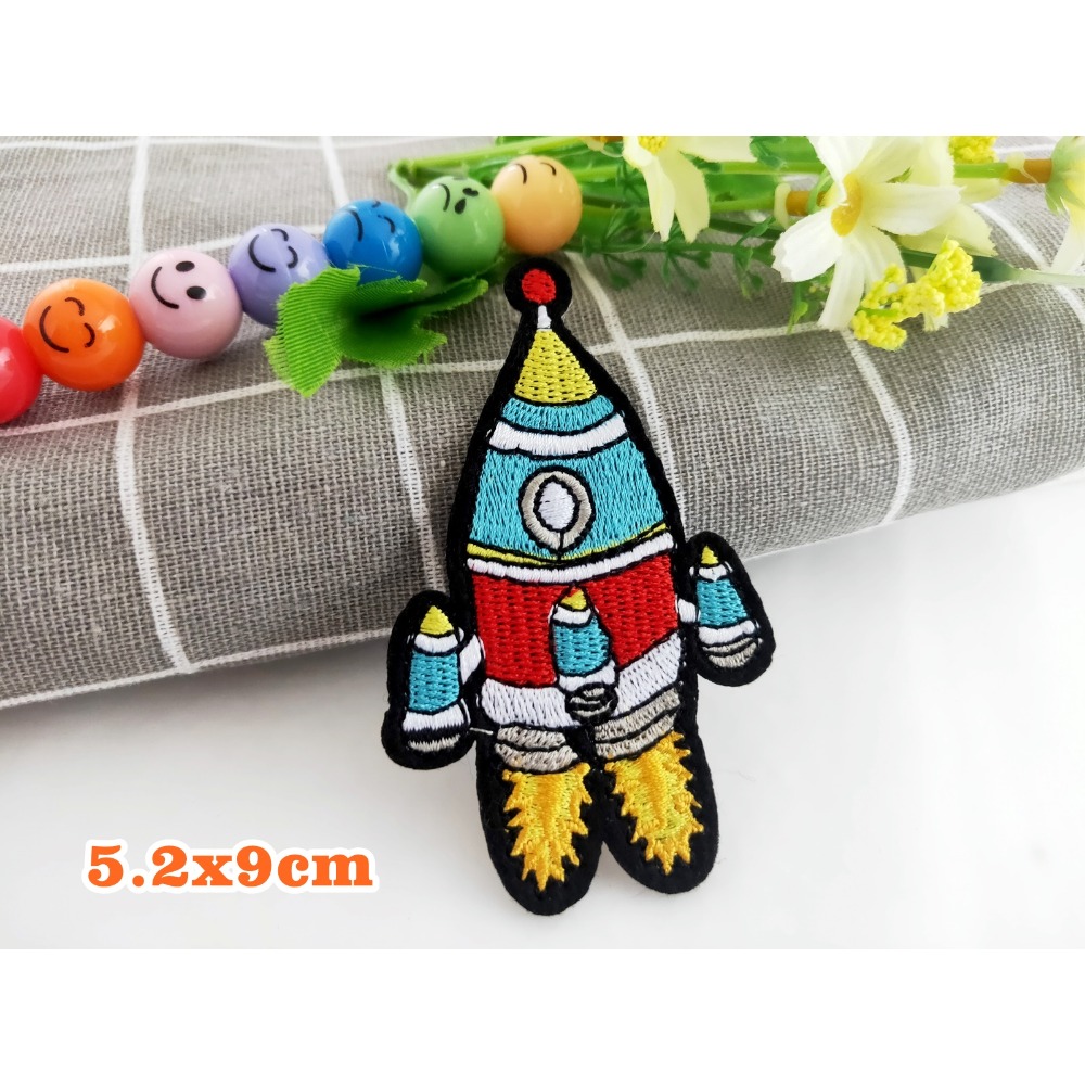 【皮卡布】 S12 太空人 船舵 愛心 熨燙徽章 布貼 布章 臂章燙 刺繡燙布貼 刺繡 徽章 刺繡布貼 燙貼布 熨燙布貼-規格圖9