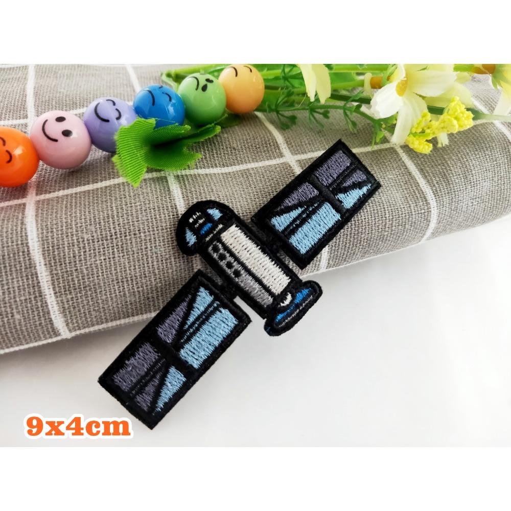 【皮卡布】 S12 太空人 船舵 愛心 熨燙徽章 布貼 布章 臂章燙 刺繡燙布貼 刺繡 徽章 刺繡布貼 燙貼布 熨燙布貼-規格圖9