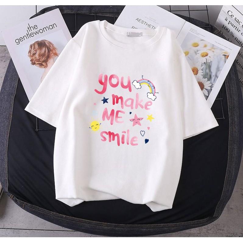 【皮卡布】熱轉印貼紙 S-v9 you make me smile 熱熨燙貼  手工diy  熱轉印燙畫 燙畫貼-細節圖2