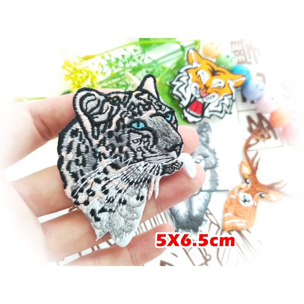 【皮卡布】Q16高品質 狼 老虎 豹 鹿 裝飾 布貼 臂章燙 刺繡燙布貼 徽章 刺繡布貼 燙貼布 熨燙布貼-規格圖4