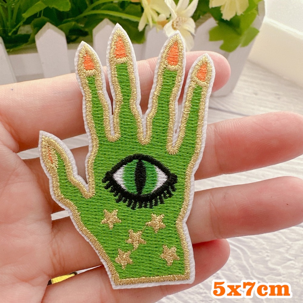 【皮卡布】A13 電量 電池容量 電力 恐龍  布貼 臂章燙 刺繡燙布貼 徽章 刺繡布貼 補丁 補破洞 燙貼布 熨燙布貼-規格圖7