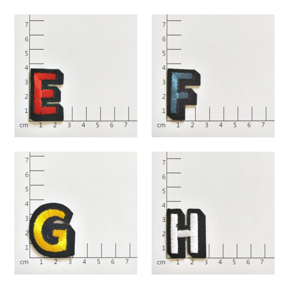 賠本出清英文字母 彩色 26個字母  布貼 臂章燙 刺繡燙布貼 徽章 刺繡布貼 補丁 補破洞 燙貼布 熨燙布貼-細節圖4