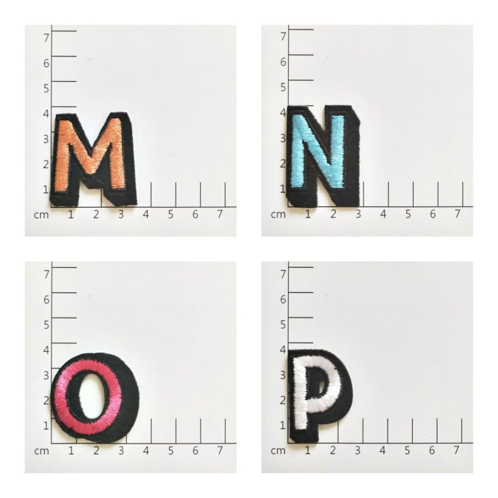 賠本出清英文字母 彩色 26個字母  布貼 臂章燙 刺繡燙布貼 徽章 刺繡布貼 補丁 補破洞 燙貼布 熨燙布貼-細節圖6