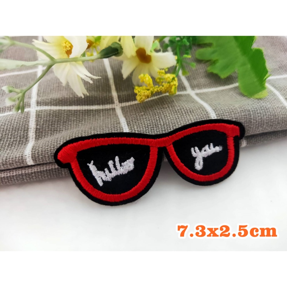 【皮卡布】B8 眼睛 嘴唇 口紅 高跟鞋 裝飾 布貼 臂章燙 刺繡燙布貼 徽章 刺繡布貼 補丁 補破洞 燙貼布 熨燙布貼-規格圖8