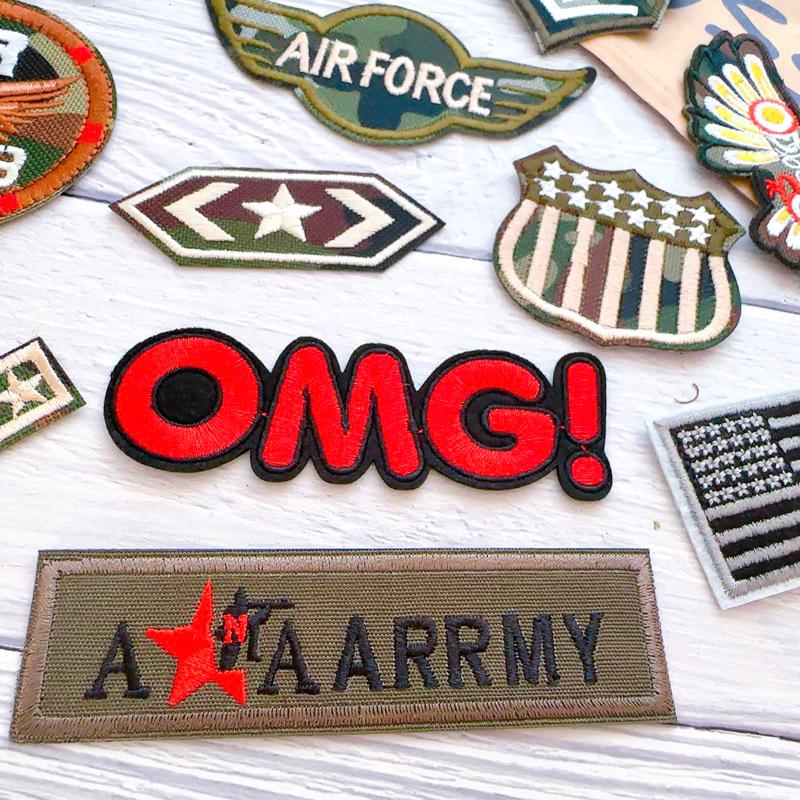 【皮卡布】p1  軍徽章 軍章 陸軍 空軍 布章 臂章 布標 刺繡燙布貼 刺繡 徽章 刺繡布貼 補丁 補破洞 熨燙布貼-細節圖3