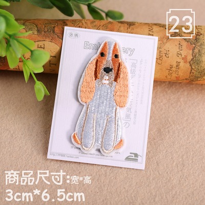 【皮卡布】Q3牛頭梗 巴哥 法國鬥牛犬 波士頓梗 貴賓田 布章 臂章 刺繡燙布貼 徽章 刺繡布貼 補丁 補破洞 熨燙布貼-規格圖8