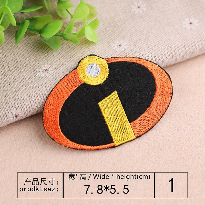 【皮卡布】B3 大舌頭 紅唇 蜂王 裝飾布貼 布章 臂章 布標 刺繡燙布貼 徽章 刺繡布貼 補丁 補破洞 熨燙布貼-規格圖5