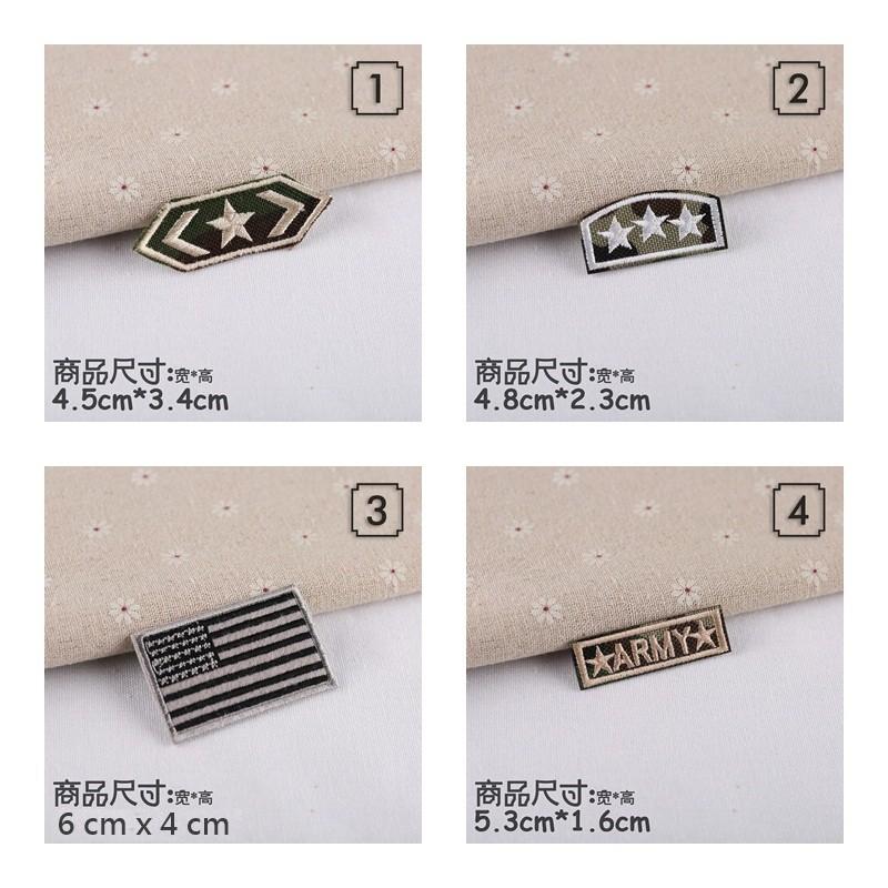 【皮卡布】 p1一套13款軍徽章 軍章 陸軍 空軍 布章 臂章 布標 刺繡燙布貼 徽章 刺繡布貼 補丁 補破洞 熨燙布貼-細節圖4