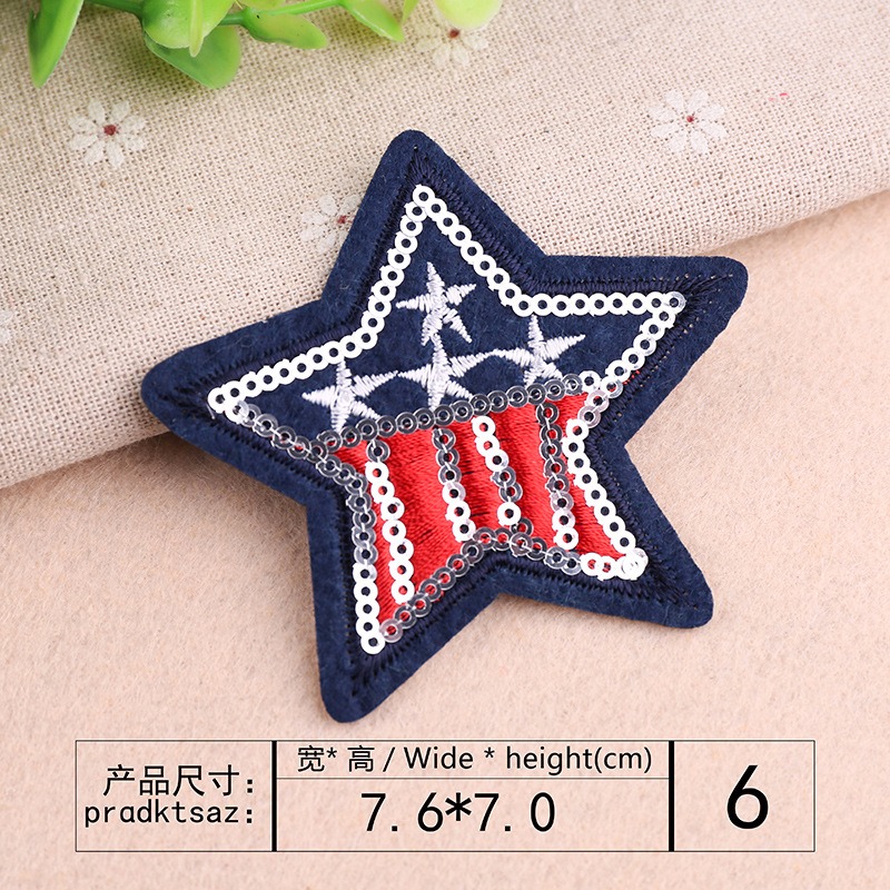 【皮卡布】P6手作diy 軍章  裝飾布貼 布章 臂章 布標 刺繡燙布貼 徽章 刺繡布貼 補破洞 熨燙布貼 魔鬼氈布章-規格圖7