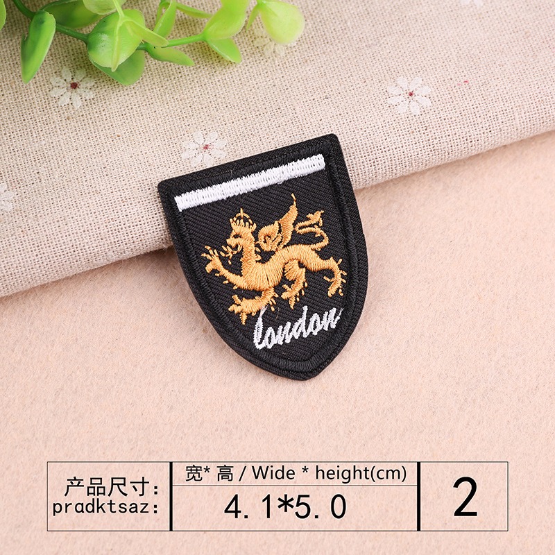 【皮卡布】P6手作diy 軍章  裝飾布貼 布章 臂章 布標 刺繡燙布貼 徽章 刺繡布貼 補破洞 熨燙布貼 魔鬼氈布章-規格圖7