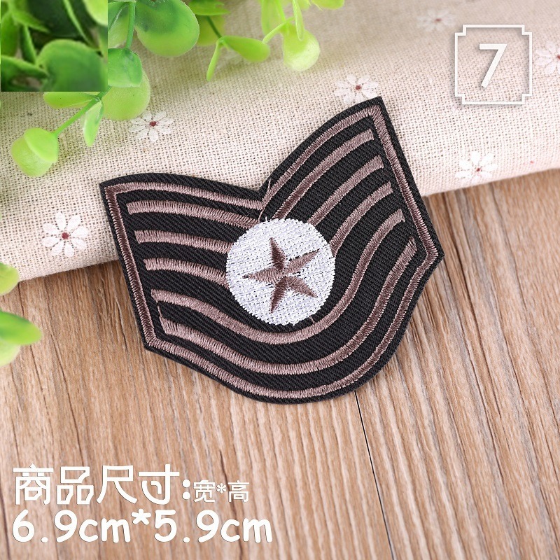 【皮卡布】 P2 骷魯頭 猴子 狼 布章 臂章燙 刺繡燙布貼 徽章 刺繡布貼 魔鬼氈布章 燙貼布 熨燙布貼-規格圖6