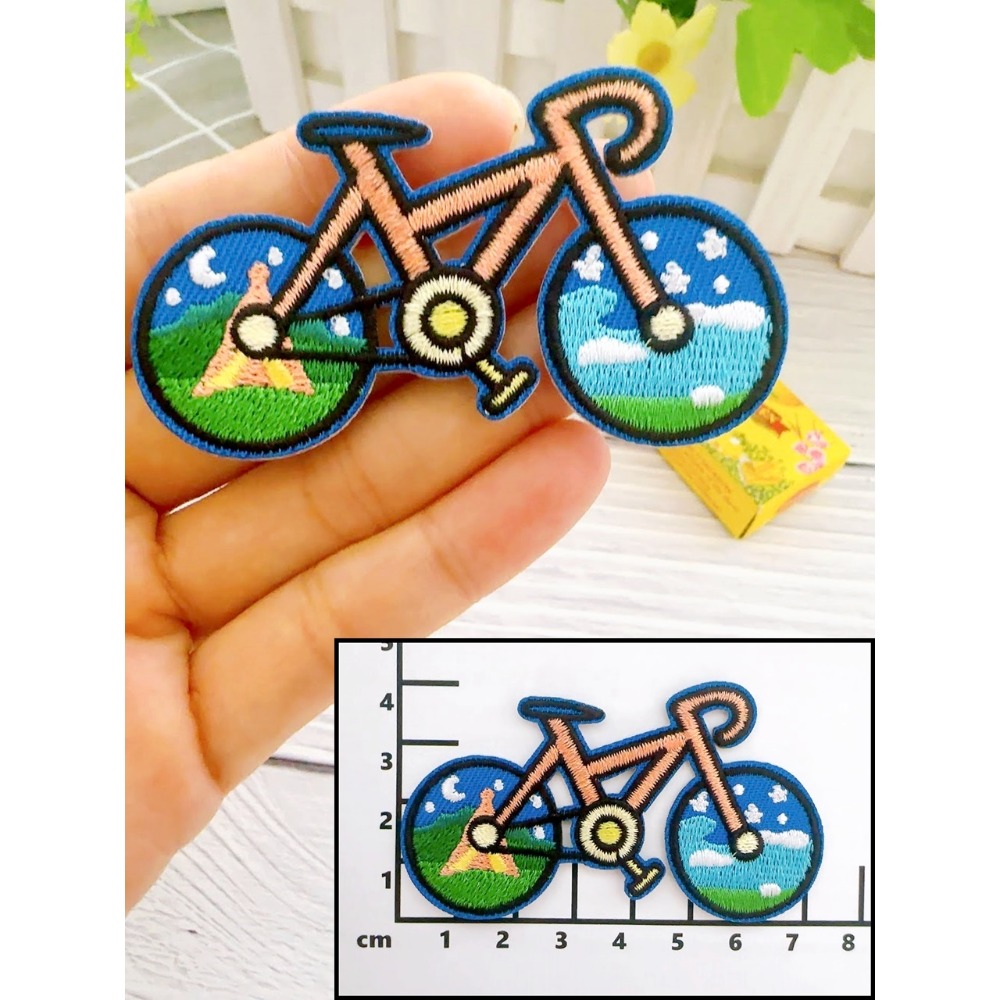 【皮卡布】J7 露營 登山 單車 戶外 帆布鞋 營火 布章 臂章燙 魔鬼氈布章 徽章 刺繡布貼 熨燙貼 CAMPING-規格圖5