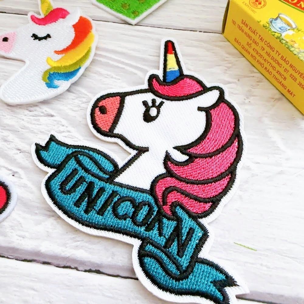 【皮卡布】A16 獨角獸 仙人掌 太陽 小花 彩虹 布貼 布章 臂章燙 刺繡燙布貼 刺繡布貼 熨燙貼 燙布貼 Patch-細節圖4