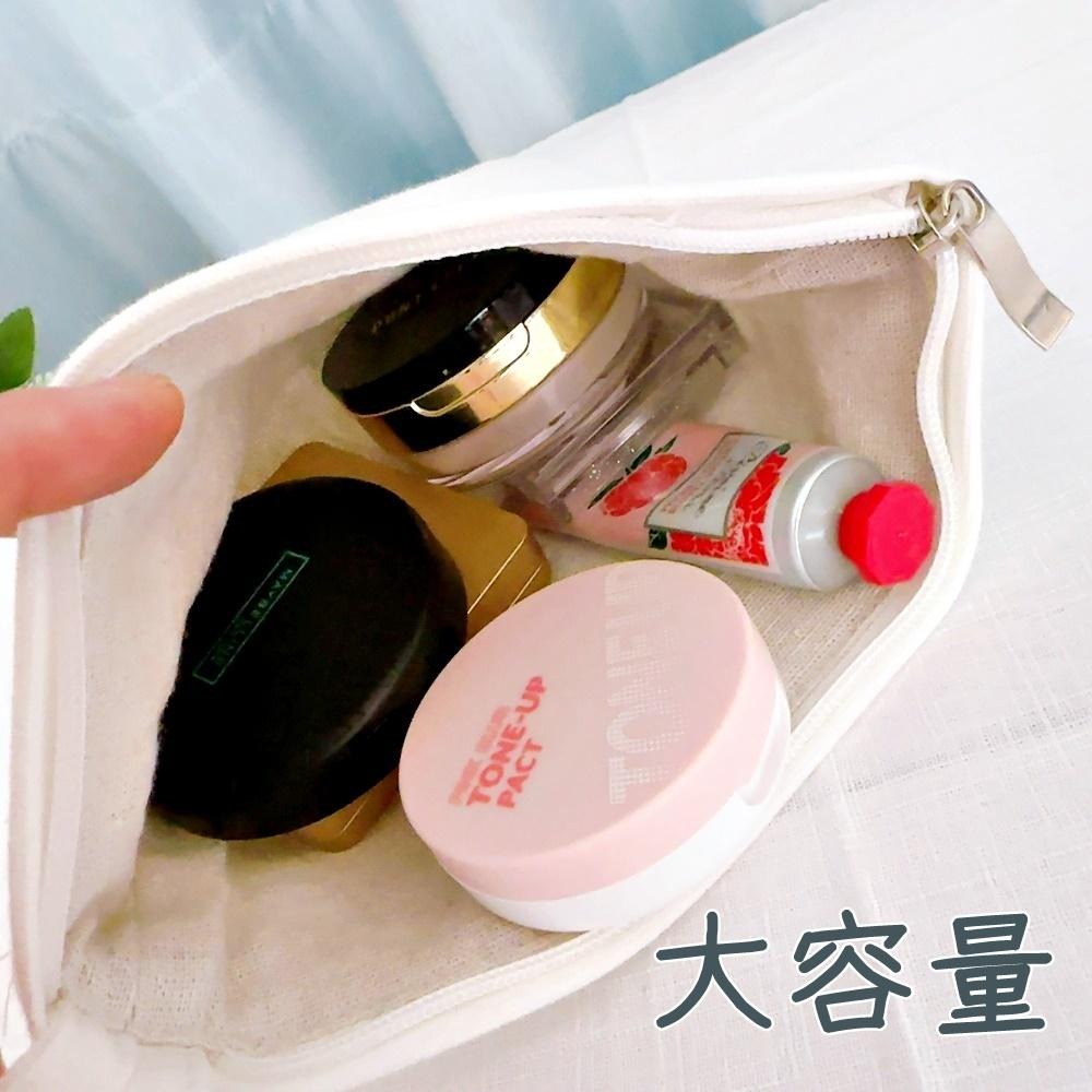 【皮卡布】素面立體化妝包 空白立體旅行收納包 空白化妝包 彩繪空白袋 小收納包 純色化妝包 空白立體筆袋 彩繪筆袋-細節圖4