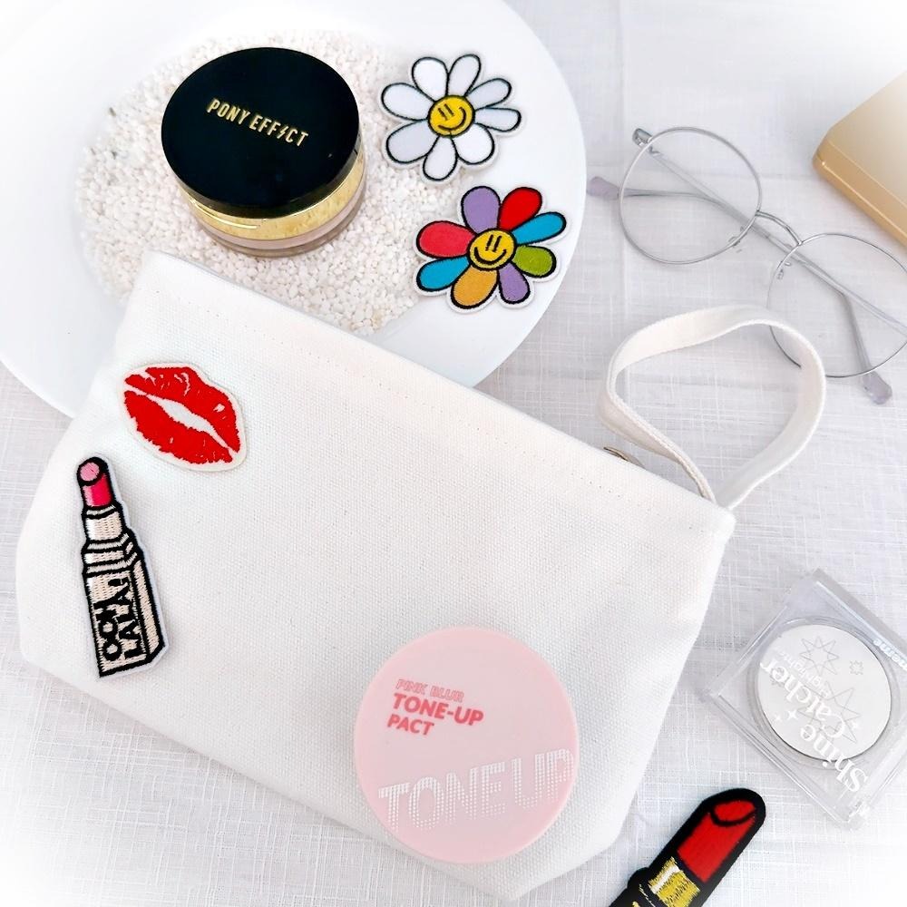 【皮卡布】素面立體化妝包 空白立體旅行收納包 空白化妝包 彩繪空白袋 小收納包 純色化妝包 空白立體筆袋 彩繪筆袋-細節圖8