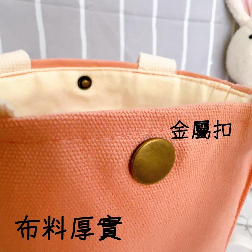 【皮卡布】長形手提袋 水壺袋 雨傘袋 素面手提袋 純色手提袋 素面有扣手提袋 彩繪空白袋 小外出袋 DIY彩繪袋-細節圖7