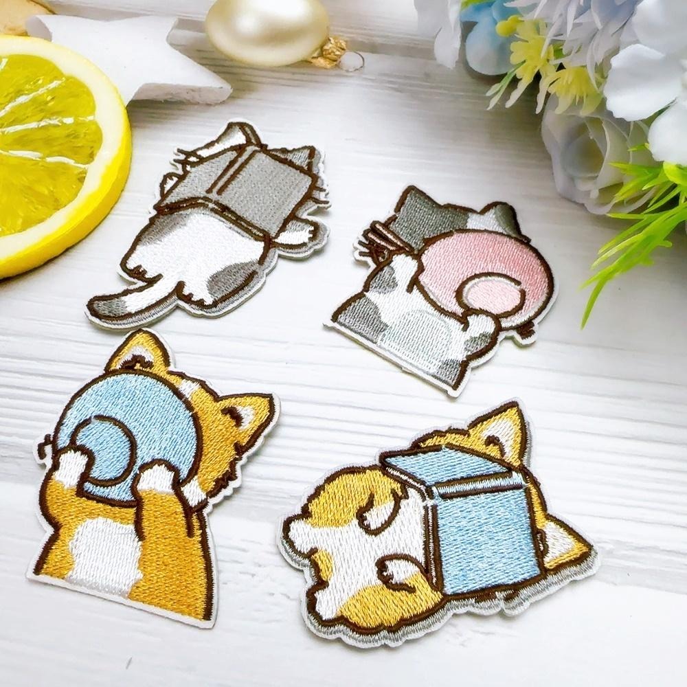 【皮卡布】貓咪｜狗狗｜臂章｜徽章｜燙布貼｜布貼｜布章｜刺繡布貼｜魔鬼氈布章｜補丁｜Patch｜刺繡貼｜布貼紙｜刺繡布章-細節圖2
