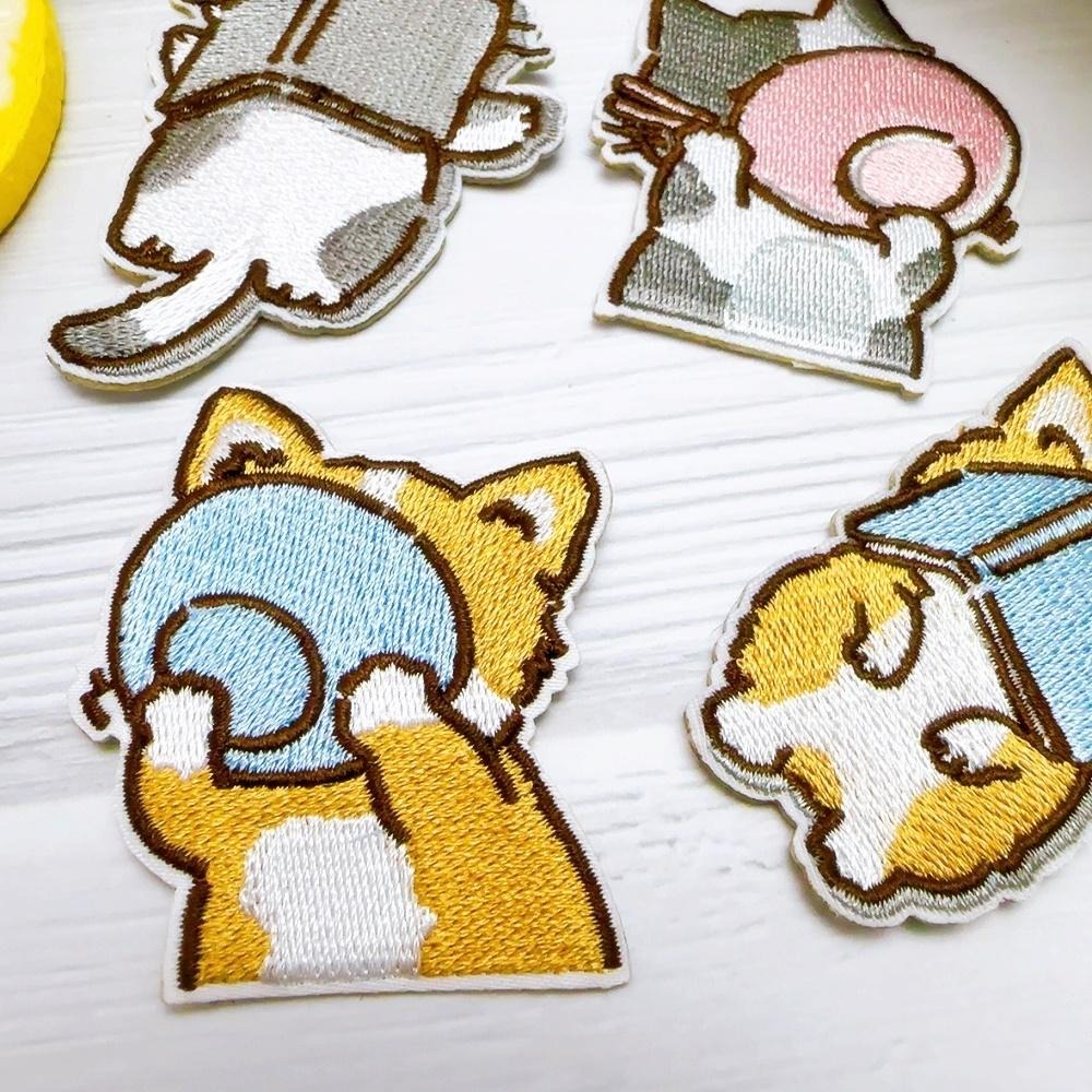 【皮卡布】貓咪｜狗狗｜臂章｜徽章｜燙布貼｜布貼｜布章｜刺繡布貼｜魔鬼氈布章｜補丁｜Patch｜刺繡貼｜布貼紙｜刺繡布章-細節圖3
