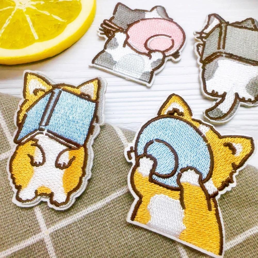 【皮卡布】貓咪｜狗狗｜臂章｜徽章｜燙布貼｜布貼｜布章｜刺繡布貼｜魔鬼氈布章｜補丁｜Patch｜刺繡貼｜布貼紙｜刺繡布章-細節圖5