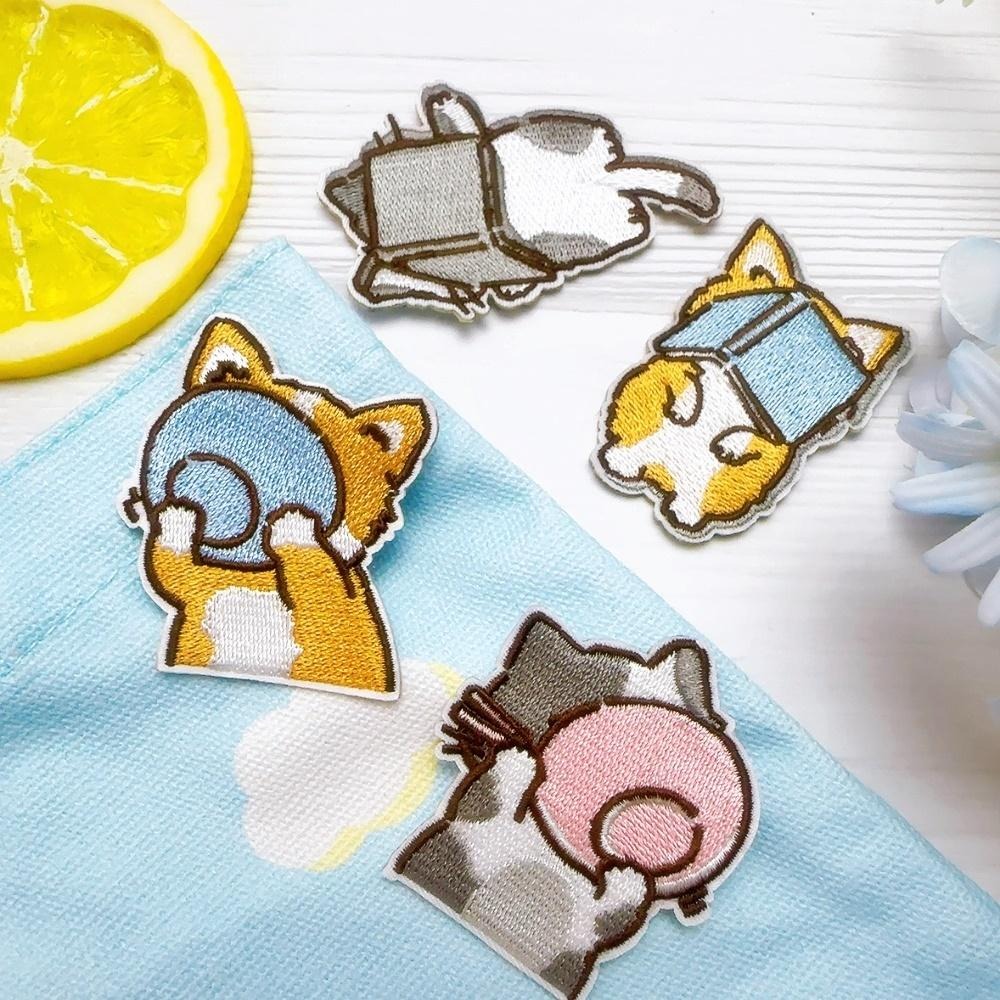 【皮卡布】貓咪｜狗狗｜臂章｜徽章｜燙布貼｜布貼｜布章｜刺繡布貼｜魔鬼氈布章｜補丁｜Patch｜刺繡貼｜布貼紙｜刺繡布章-細節圖7