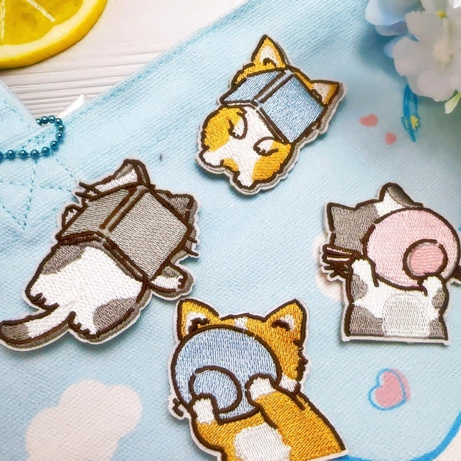 【皮卡布】貓咪｜狗狗｜臂章｜徽章｜燙布貼｜布貼｜布章｜刺繡布貼｜魔鬼氈布章｜補丁｜Patch｜刺繡貼｜布貼紙｜刺繡布章-規格圖8
