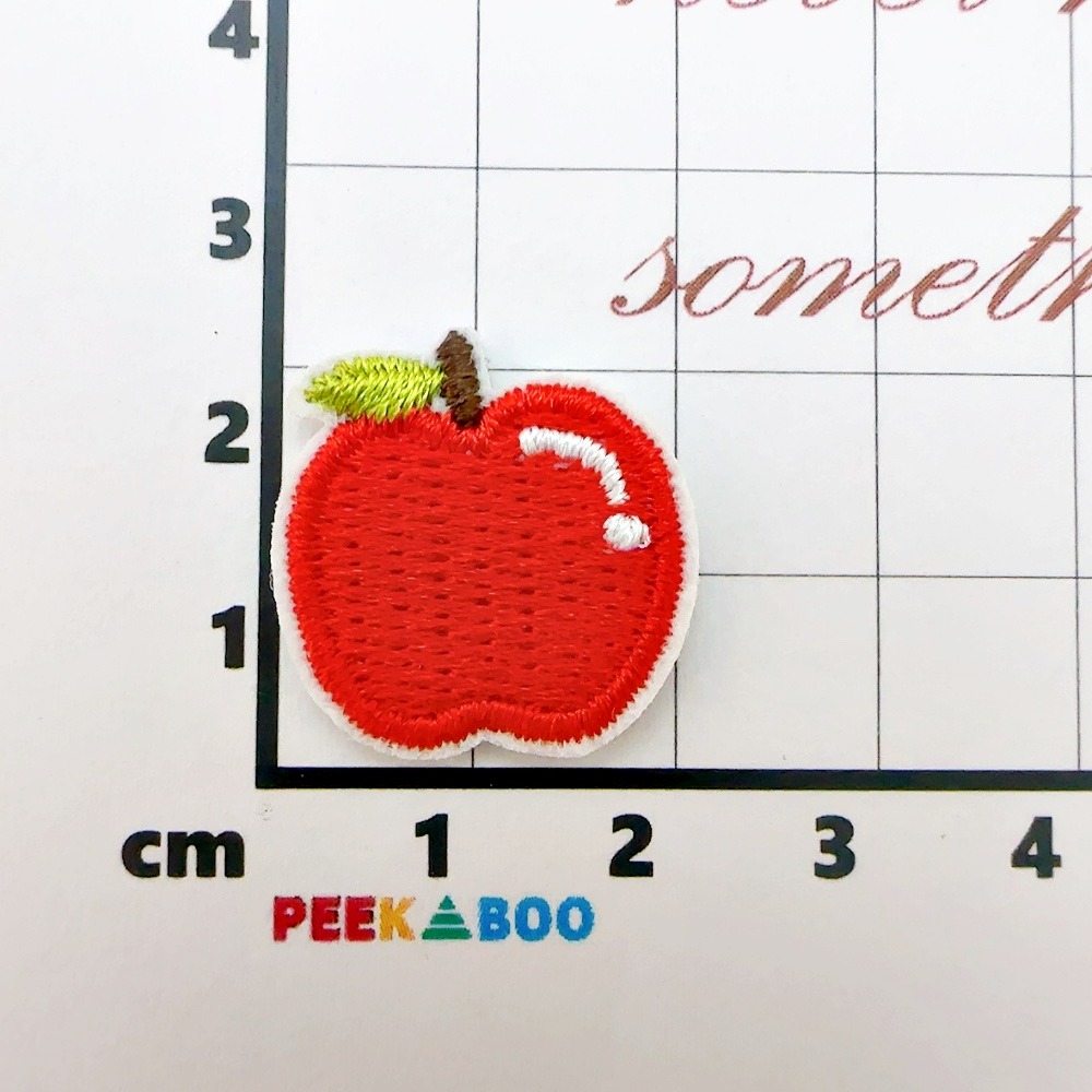 【皮卡布】DO5｜營火｜小花｜咖啡｜可愛布貼｜迷你刺繡布貼｜熨燙貼｜布貼紙｜徽章｜布貼｜布章｜燙布貼｜補丁｜熨燙布貼｜-規格圖8