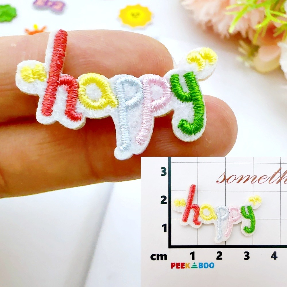 【皮卡布】DO4 ｜小兔子｜月亮｜雲｜可愛布貼｜迷你刺繡布貼｜熨燙貼｜布貼紙｜徽章｜布貼｜布章｜燙布貼｜補丁｜熨燙布貼｜-規格圖8