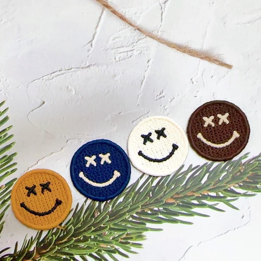 【皮卡布】微笑布貼｜臂章｜徽章｜燙布貼｜布貼｜布章｜刺繡布貼｜魔鬼氈布章｜補丁｜Patch｜刺繡貼｜布貼紙｜刺繡布章-細節圖8