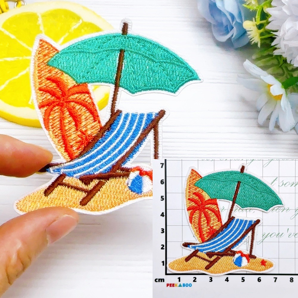 【皮卡布】u7｜衝浪｜海灘｜衝浪板布章｜臂章｜徽章｜補丁｜布貼｜燙布貼｜布貼紙｜刺繡布貼｜魔鬼氈布章｜刺繡臂章｜刺繡徽章-規格圖9