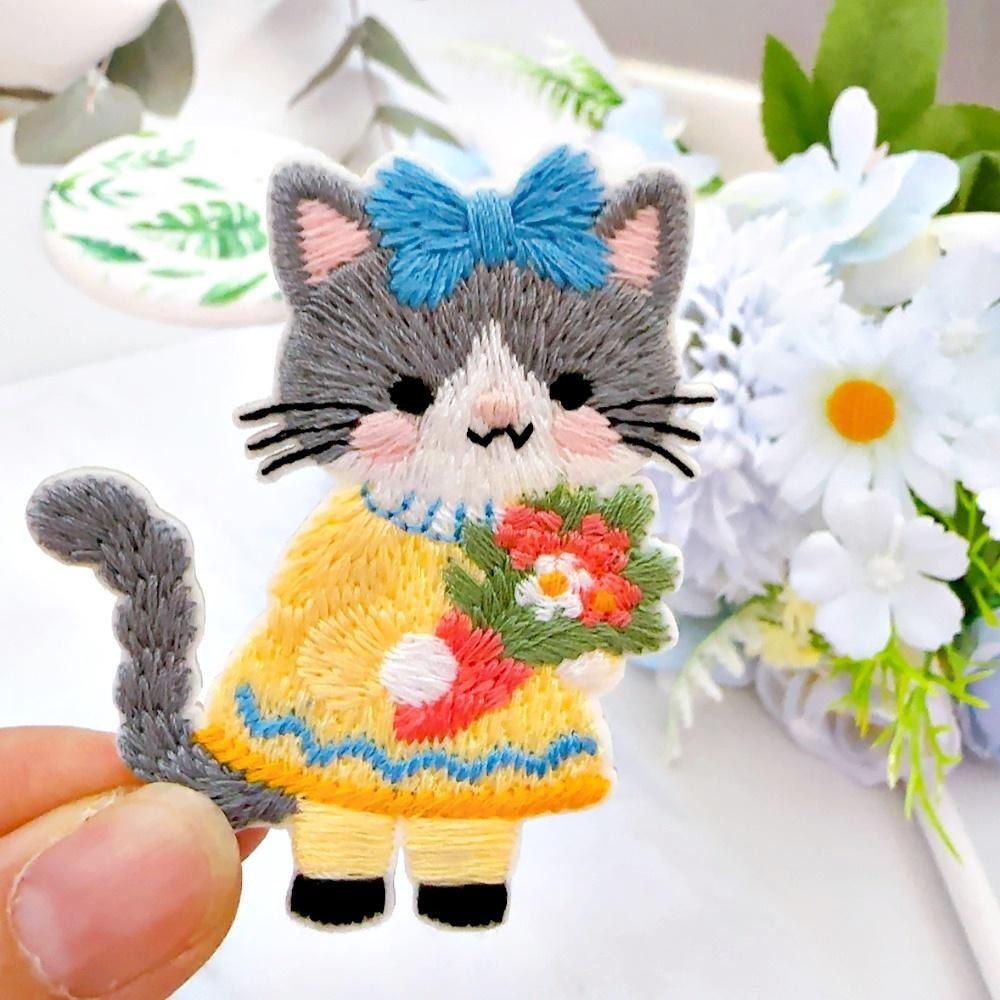 【皮卡布】CH8｜兔子布貼｜可愛布貼｜徽章｜燙布貼｜布貼｜布章｜刺繡布貼｜魔鬼氈布章｜Patch｜補丁｜垂耳兔｜臂章-細節圖5