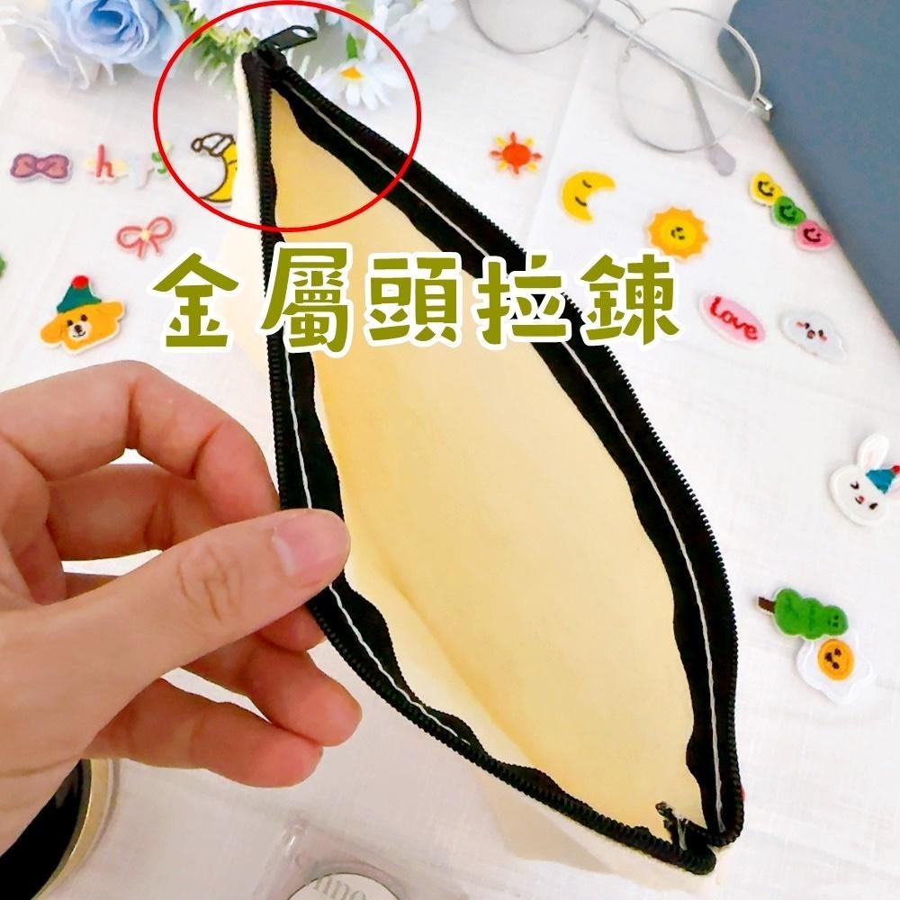 【皮卡布】空白袋 空白帆布筆袋 彩繪空白筆袋 素面筆袋 素面DIY筆袋 布貼筆袋 衛生棉袋 塗鴨包 素面拉鍊筆袋 鉛筆袋-細節圖3