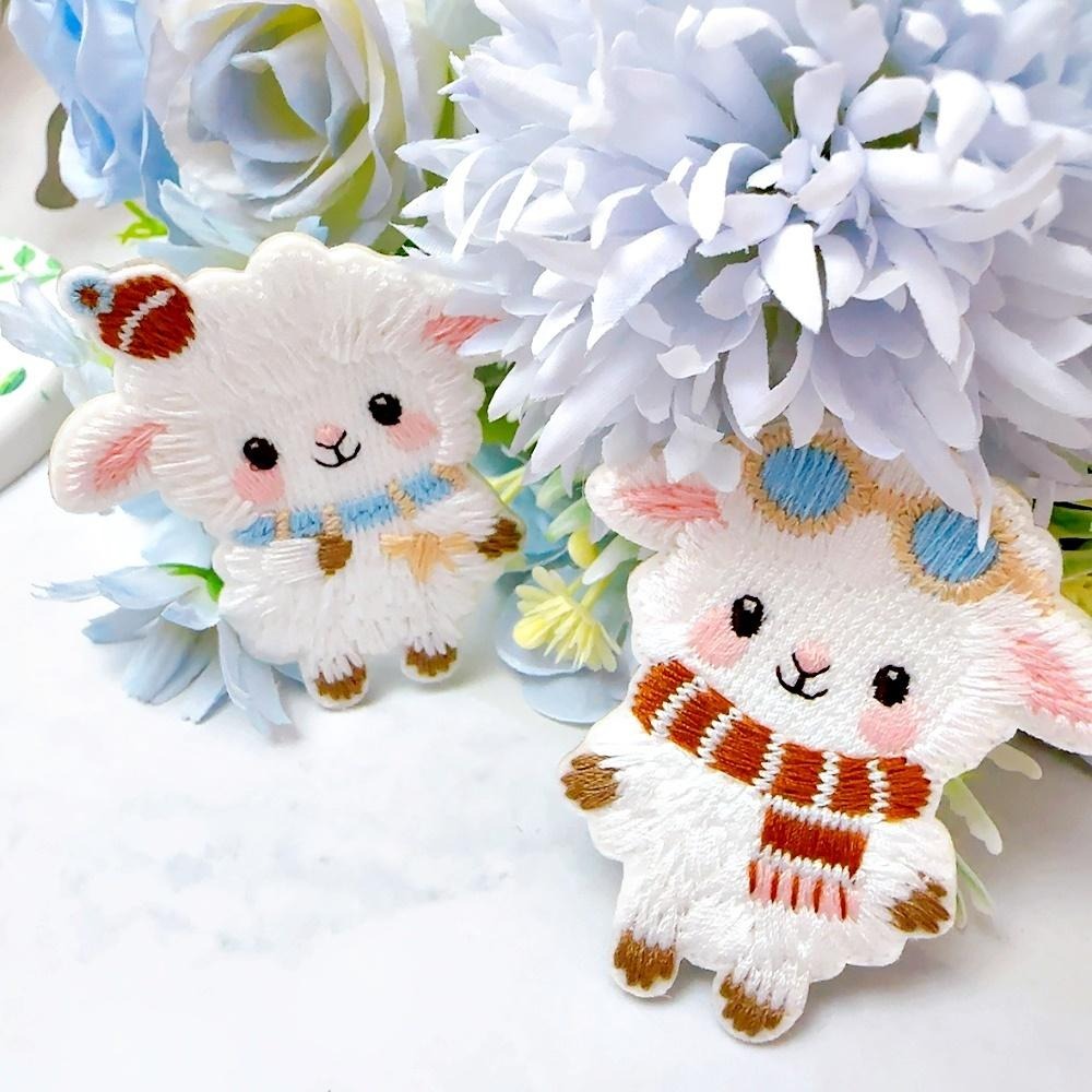 【皮卡布】CH7｜綿羊馬布貼｜可愛布貼｜徽章｜燙布貼｜布貼｜布章｜刺繡布貼｜魔鬼氈布章｜Patch｜補丁｜小綿羊｜臂章-細節圖2