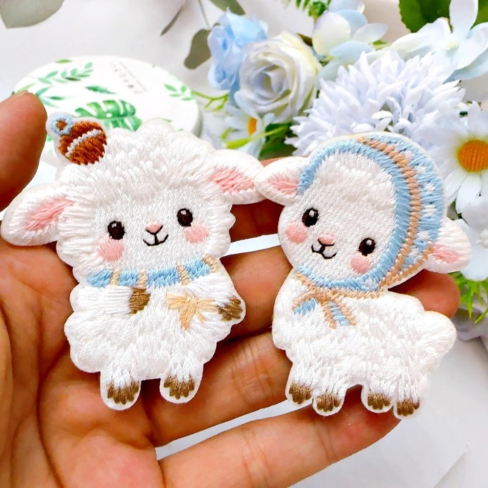 【皮卡布】CH7｜綿羊馬布貼｜可愛布貼｜徽章｜燙布貼｜布貼｜布章｜刺繡布貼｜魔鬼氈布章｜Patch｜補丁｜小綿羊｜臂章-細節圖3