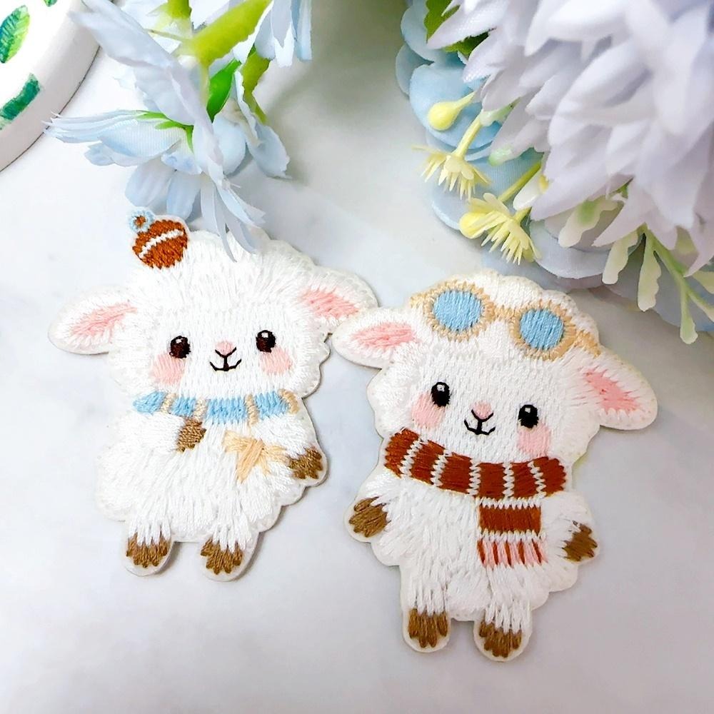 【皮卡布】CH7｜綿羊馬布貼｜可愛布貼｜徽章｜燙布貼｜布貼｜布章｜刺繡布貼｜魔鬼氈布章｜Patch｜補丁｜小綿羊｜臂章-細節圖4