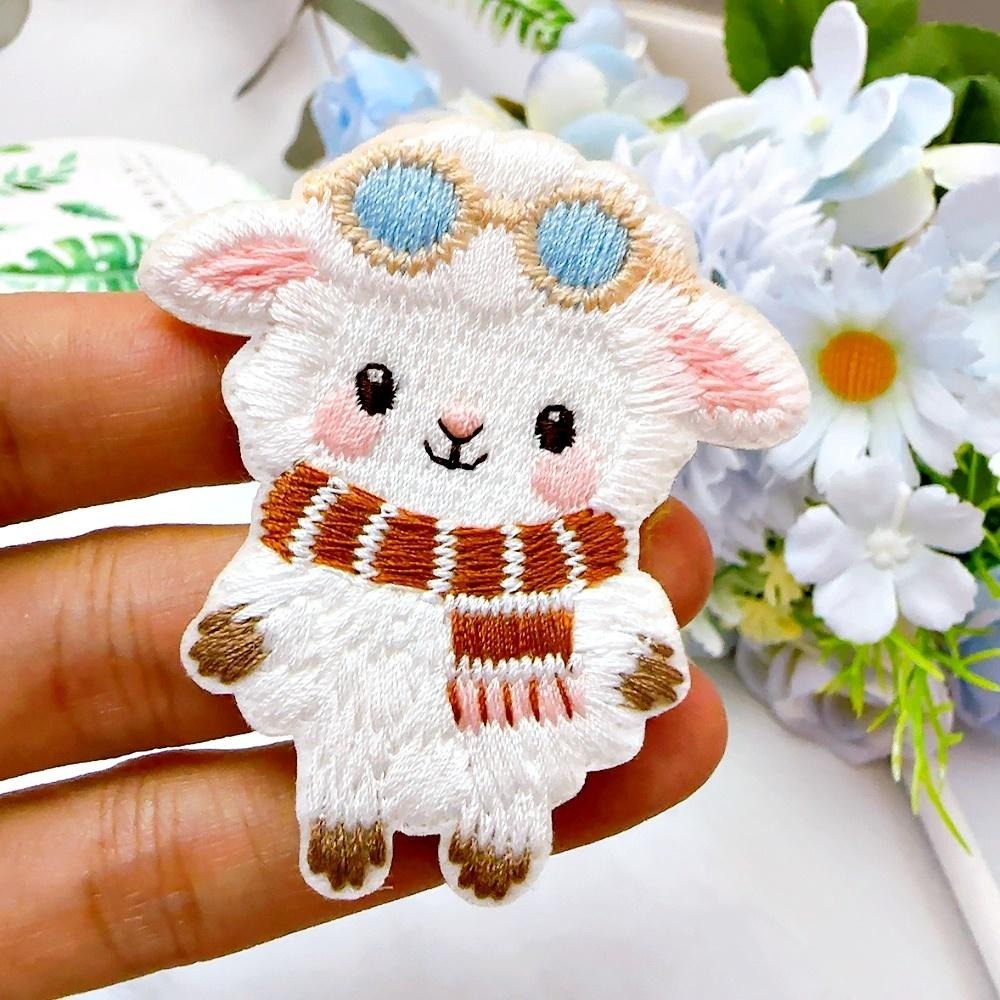 【皮卡布】CH7｜綿羊馬布貼｜可愛布貼｜徽章｜燙布貼｜布貼｜布章｜刺繡布貼｜魔鬼氈布章｜Patch｜補丁｜小綿羊｜臂章-細節圖7
