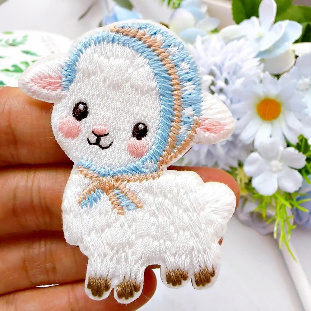 【皮卡布】CH7｜綿羊馬布貼｜可愛布貼｜徽章｜燙布貼｜布貼｜布章｜刺繡布貼｜魔鬼氈布章｜Patch｜補丁｜小綿羊｜臂章-細節圖9