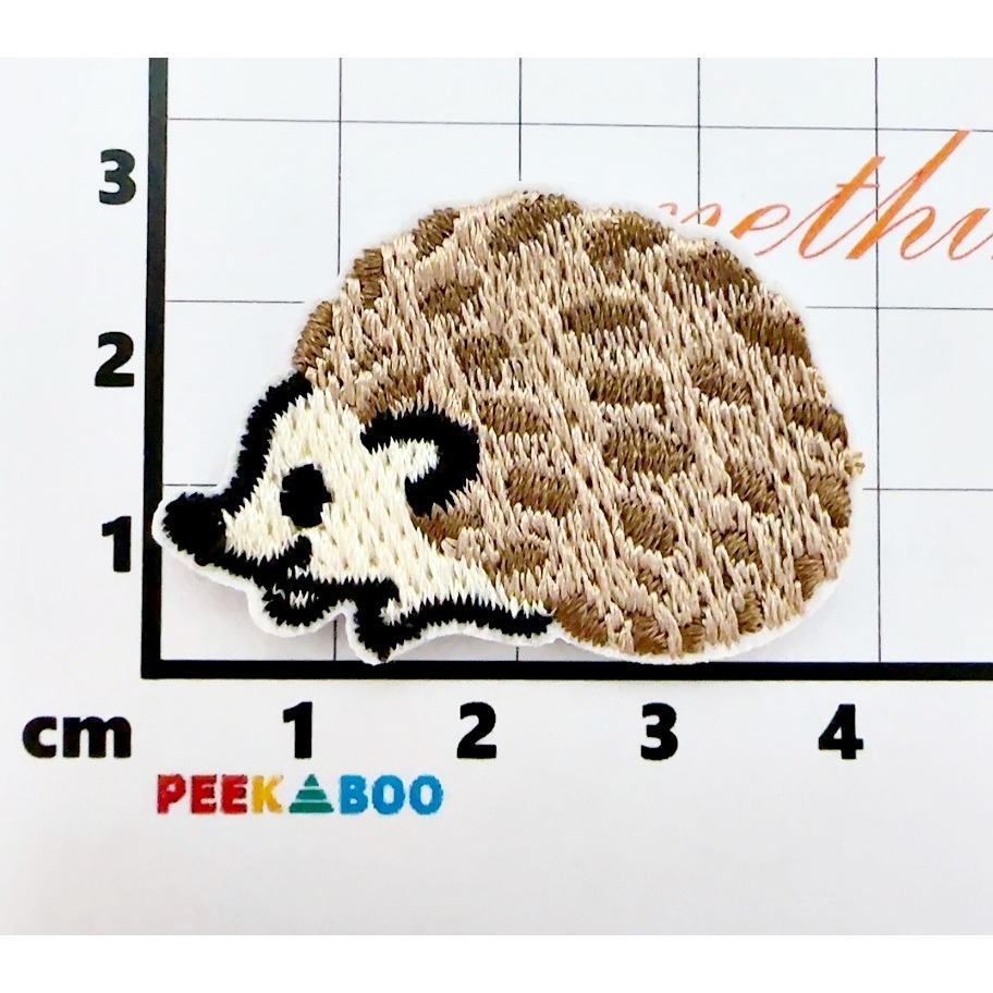 【皮卡布】DO6｜皇冠｜刺蝟｜草莓｜可愛布貼｜迷你刺繡布貼｜熨燙貼｜布貼紙｜徽章｜布貼｜布章｜燙布貼｜補丁｜熨燙布貼｜-規格圖5