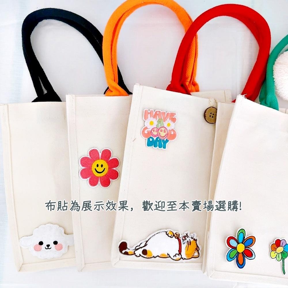 【皮卡布】小立體托特包 立體帆布袋 空白帆布袋 彩繪袋 彩繪包 塗鴨包 素面提袋 素面手提袋 小購物袋-細節圖7