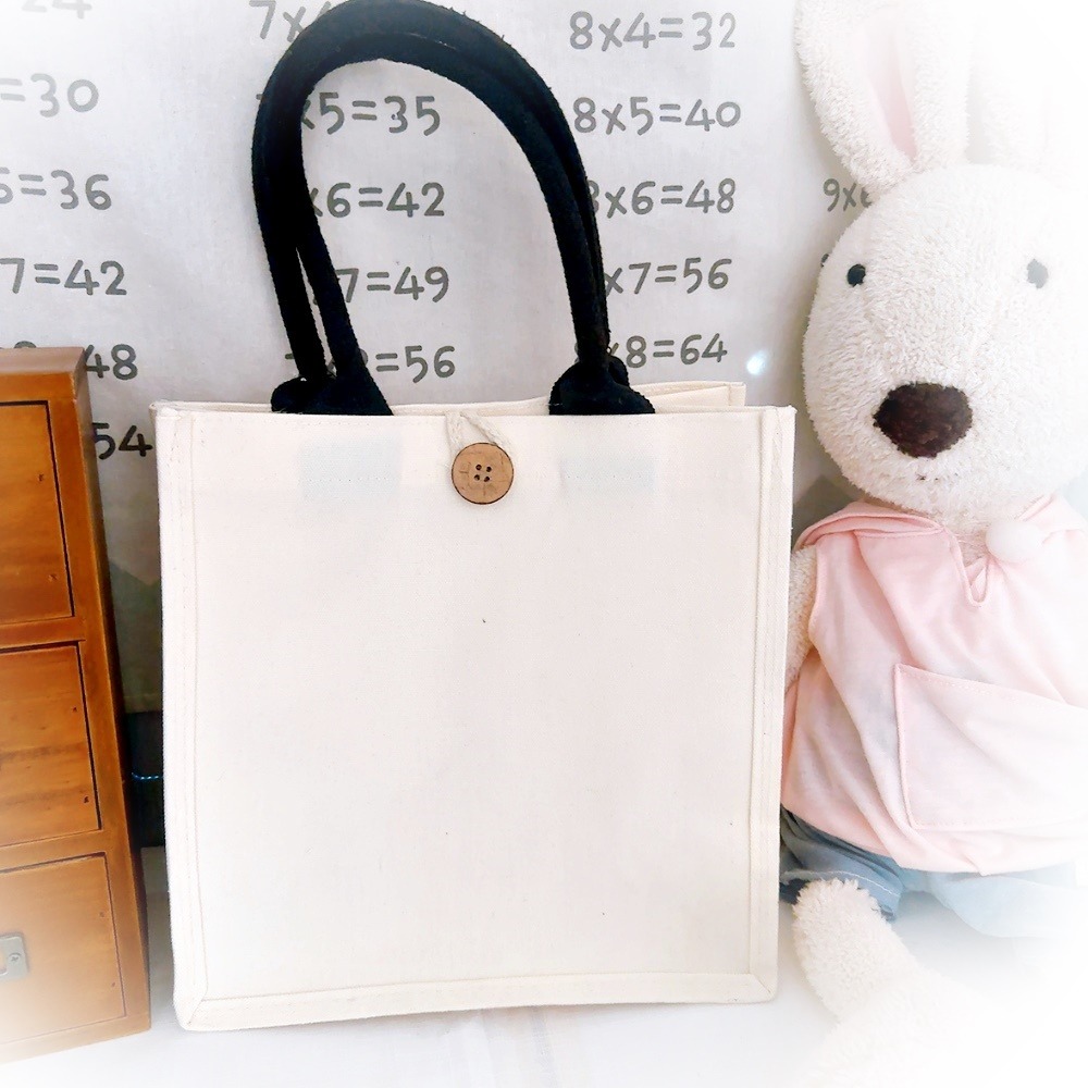 【皮卡布】小立體托特包 立體帆布袋 空白帆布袋 彩繪袋 彩繪包 塗鴨包 素面提袋 素面手提袋 小購物袋-規格圖8